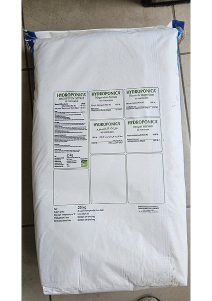 Magnezyum Nit-Rat 10-0-0+ 15 Mgo Magnezyum Gübre 2,5 kg modelleri