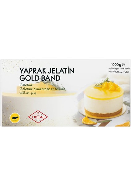 Yaprak Jelatin 1000G Helal Sertifikalı