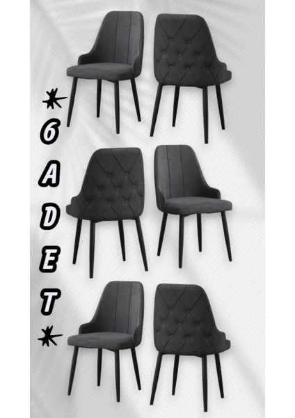 Deluxe Sandalye (6 Adet)