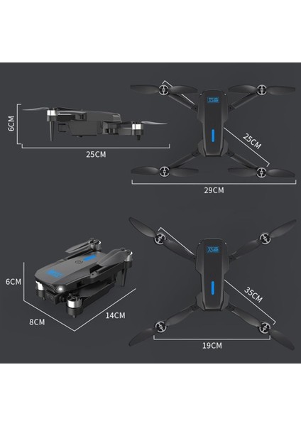 Çift Kamera ve Bataryalı Drone Uzaktan Kumandalı App Destekli Brushless Motor Quadcopter Optik Duruş indirimleri