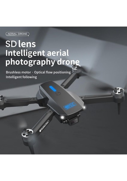 Çift Kamera ve Bataryalı Drone Uzaktan Kumandalı App Destekli Brushless Motor Quadcopter Optik Duruş