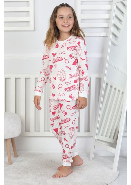 %100 Pamuk Kız Çocuk Pijama Takımı – Uzun Kollu, Manşetli, Yumuşak Süprem Penye fiyatları