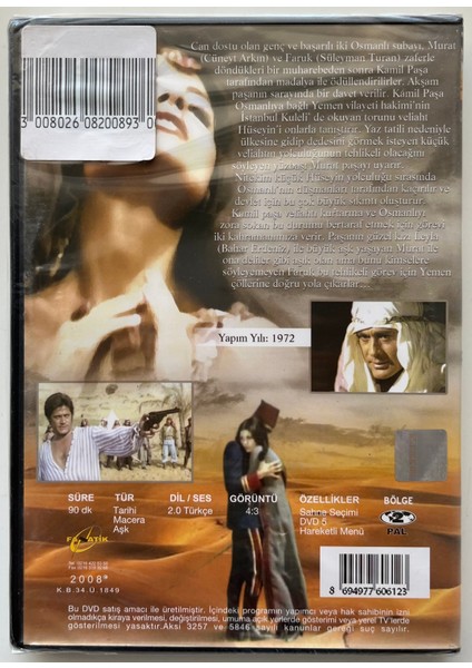 Çöl Kartalı Cüneyt Arkın DVD (Orijinal Dönem Baskı Dvd) fiyatları