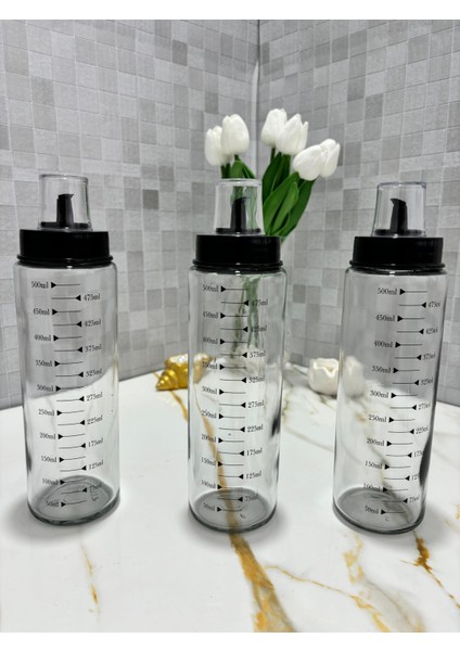 Paçi 3'lü Set Cam Sızdırmaz Yağdanlık 500 ml fiyatları