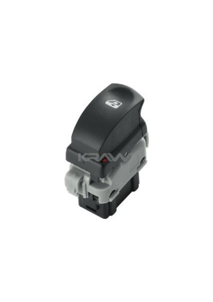 Cam Açma Düğmesi (Tekli - Siyah - 6 Pin) Clıo Iıı Symbol Modus