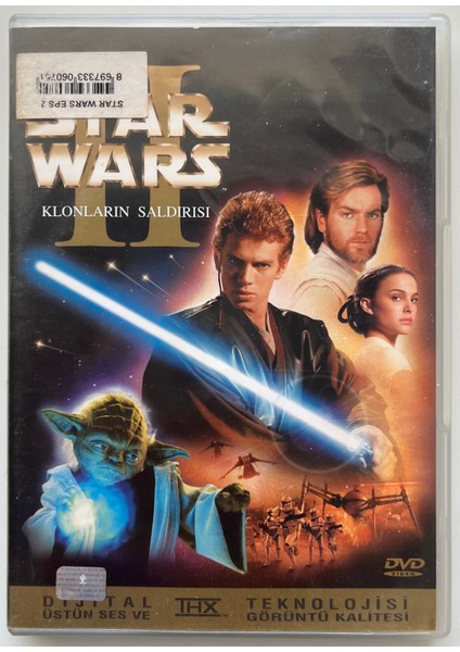 Star Wars Klonların Saldırısı Iı DVD Film 2 Diskli Versiyon Kitapçık Mevcut (Orijinal Dönem Baskı Dvd)