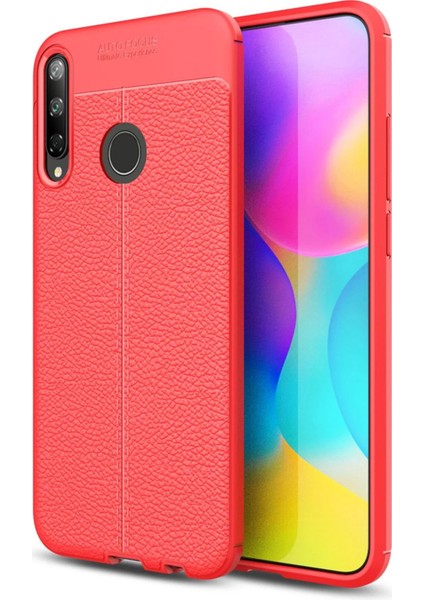Huawei P40 Lite E Kılıf Auto Focus Kapak - Kırmızı Arbkd