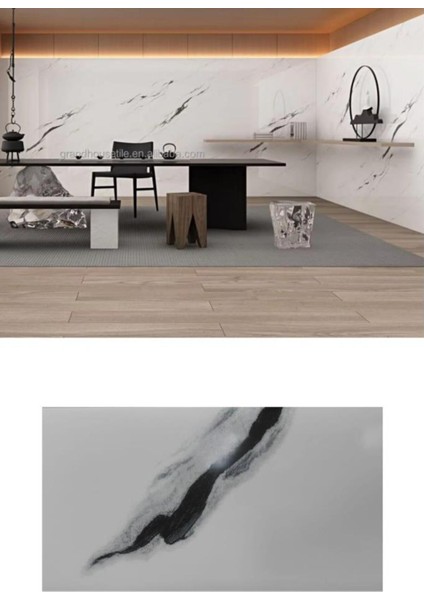 Yapışkanlı 30X60CM Siyaha Alaca Mermer Desenli Esnek Banyo ve Wc Duvar Paneli modelleri