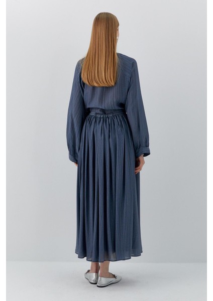 Beli Lastikli Uzun Etek Indigo fırsatları