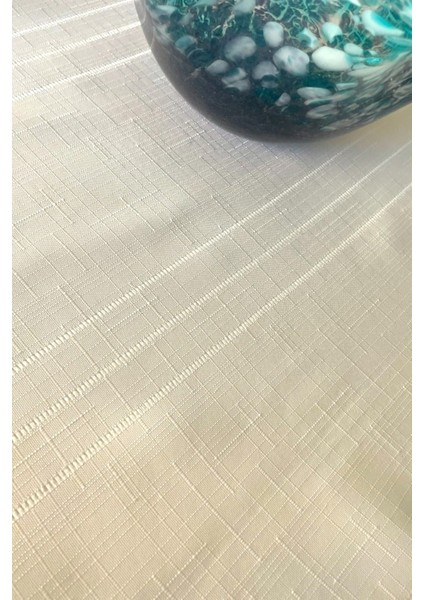 Dertsiz Leke Tutmaz Keten Görünümlü Colber Masa Örtüsü