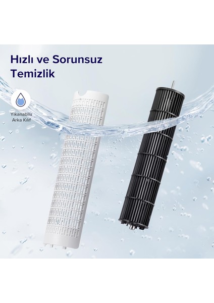 Kule Vantilatör LTF-F422-WEU 7,5 M/s, 23 W, 25 Db Sessiz Uzaktan Kumandalı, 12 Hız Kademesi, 4 Mod,