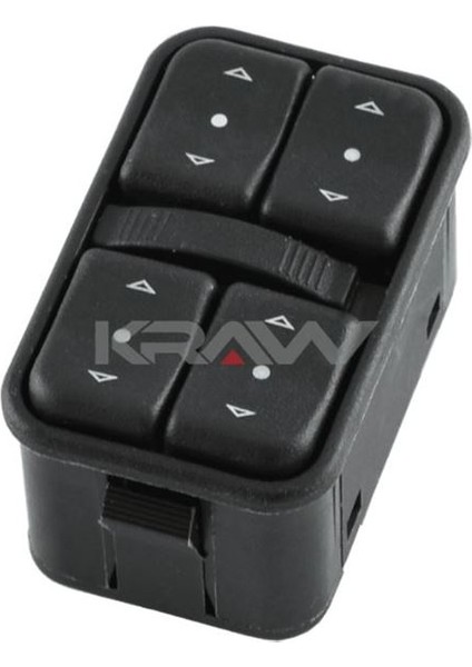 Cam Açma Düğmesi (Dörtlü - 12 Pin) Astra G Merıva Zafıra