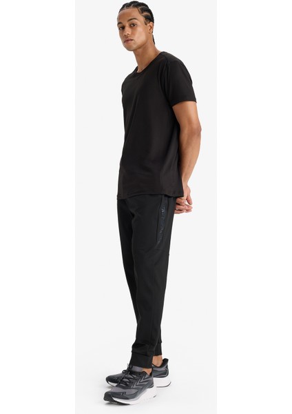 Standart Fit Sporcu Jogger Eşofman Altı Standart Paça Skuba Dalgıç Kumaş D7308AX25SP modelleri