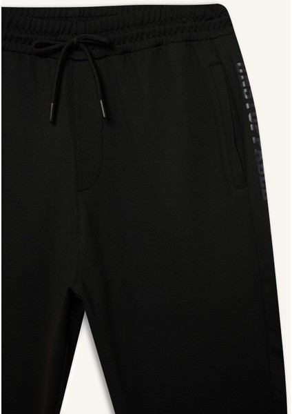 Standart Fit Sporcu Jogger Eşofman Altı Standart Paça Skuba Dalgıç Kumaş D7308AX25SP
