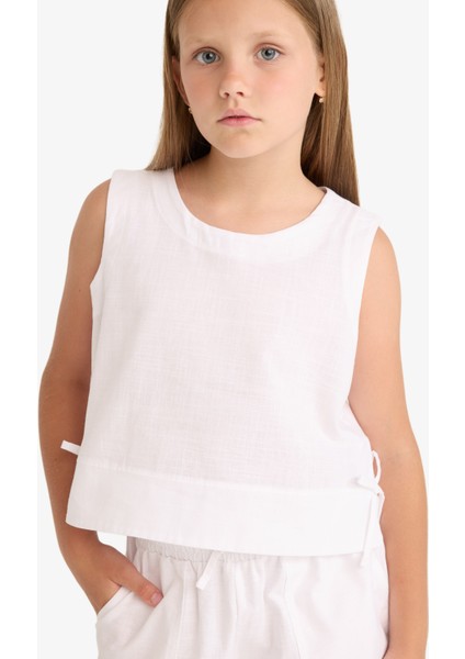 Kız Çocuk Kolsuz Bluz D7785A825SM