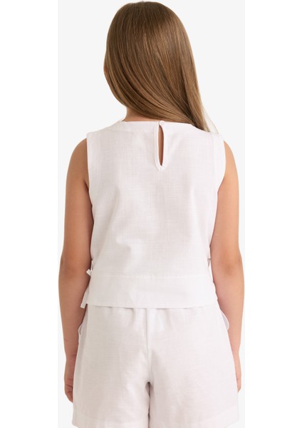 Kız Çocuk Kolsuz Bluz D7785A825SM