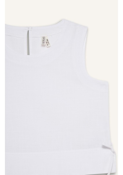 Kız Çocuk Kolsuz Bluz D7785A825SM