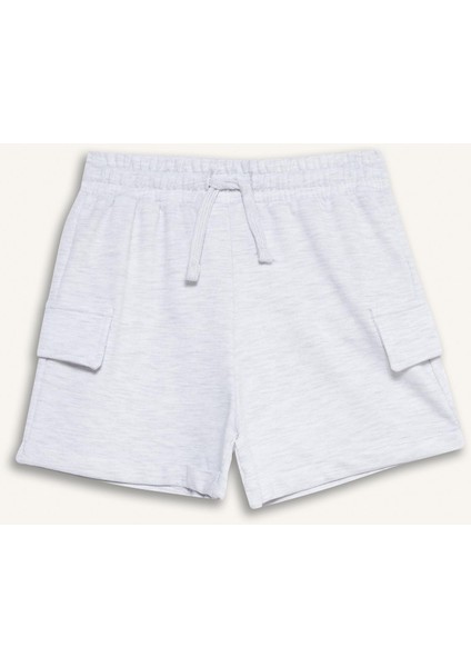 Kız Çocuk Kargo Cep Şort B0258A825HS