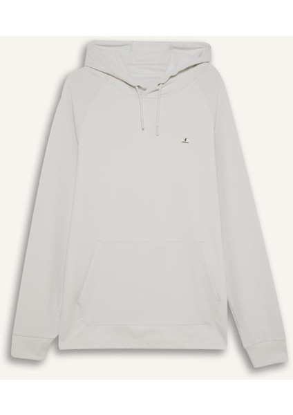 Standart Fit Kapüşonlu Basic Düz Sporcu Sweatshirt C9171AX24AU