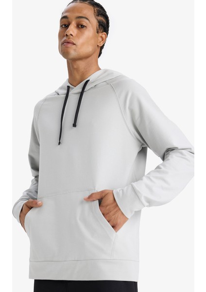 fit Standart Fit Kapüşonlu Sporcu SWEATSHIRT D8014AX25SP