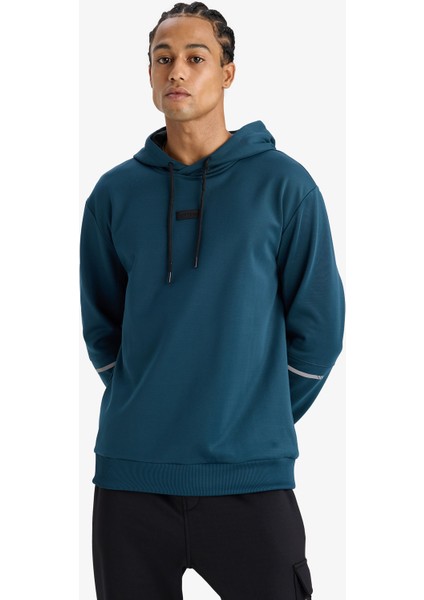 Fit Standart Fit Kapüşonlu Sporcu Sweatshirt D3736AX24WN modelleri
