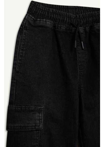 Erkek Çocuk Kargo Fit Jean Pantolon C4514A824WN
