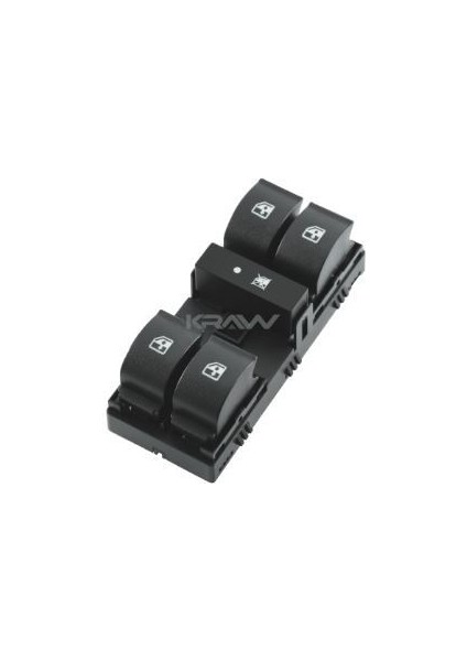 Cam Açma Düğmesi (Dörtlü - Cam Kilit Butonlu - 12 Pin) Egea (15-)