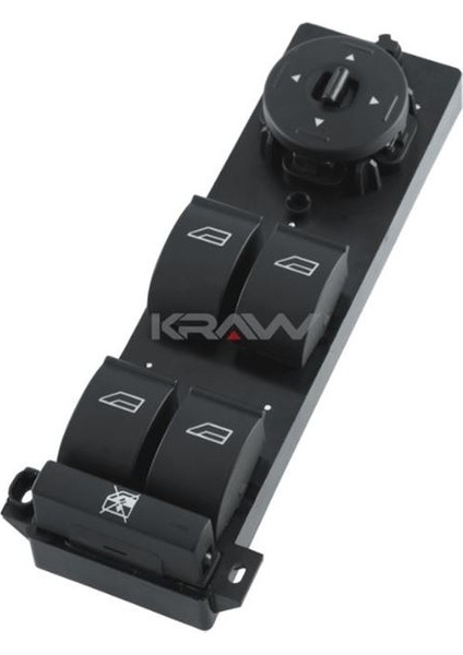 Cam Açma Düğmesi (Dörtlü - Ayna Ayar Butonlu - Cam Kilit Butonlu - 3 Pin) Focus C-Max (08-13)