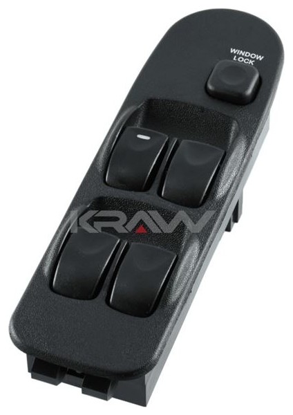 Cam Açma Düğmesi (Dörtlü - Çerçeveli - Cam Kilit - 18 Pin) Carısma (96-01)