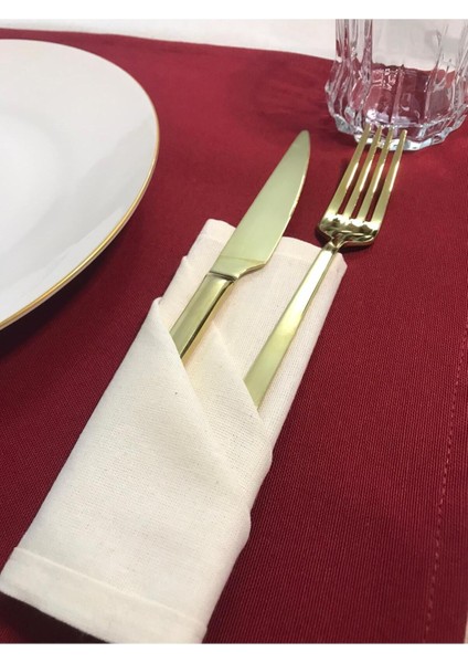 6'lı Organik Ham Keten Peçete 30X30CM, Kırık Beyaz, Şık ve Doğal Seçenek fiyatları