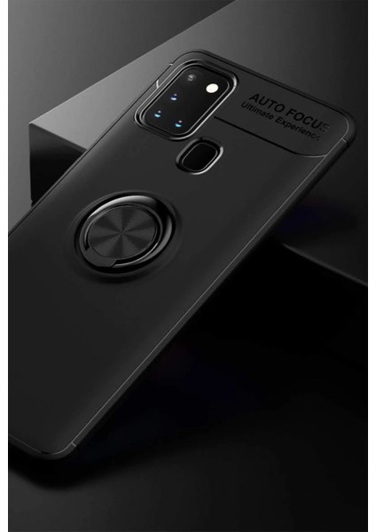 Samsung Galaxy M31 Kılıf Range Yüzüklü Silikon - Siyah Arbkd fiyatları