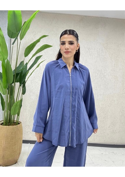 Tencel Fermuarlı Takım modelleri