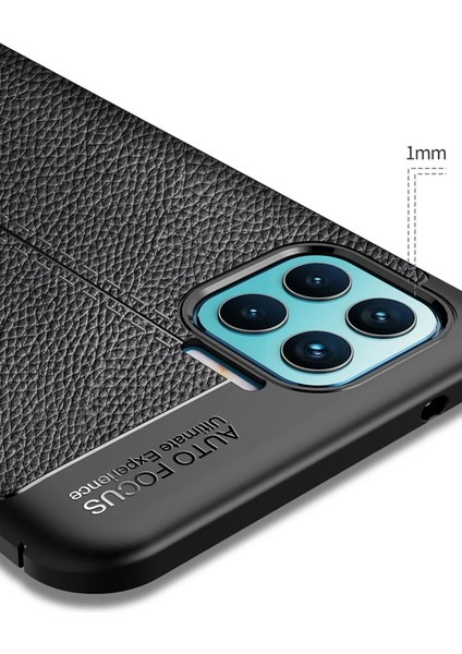 Reno 4 Lite Kılıf Auto Focus Kapak - Siyah Arbkd indirimleri