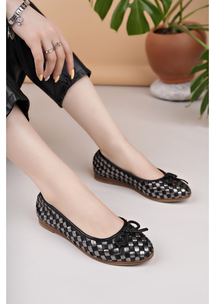 D25YA 525 Siyah Platin Hakiki Deri Kadın Babet fırsatları