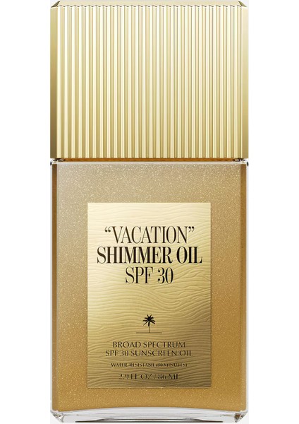 Vacatıon Shimmer Oil SPF30, Işıltılı Aydınlatan Güneş Kremi Vegan 85,8ml