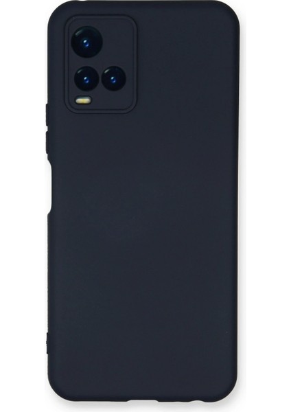 Vivo Y21S Kılıf Nano Içi Kadife Silikon - Lacivert Arbkd