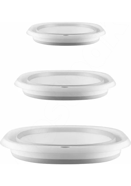 3'lü Katlanır Leğen, Katlanabilir Akordiyon Badya - Mutfakta Banyoda Çok Fonksiyonlu modelleri