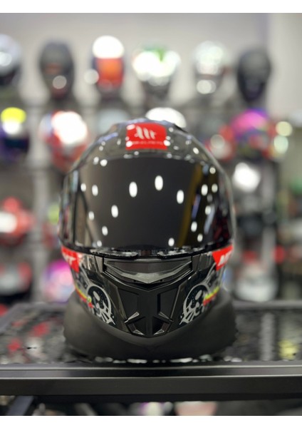 Helmets Stinger Ram F1 Siyah Vizörlü (+1 Şeffaf Vizör) fırsatları