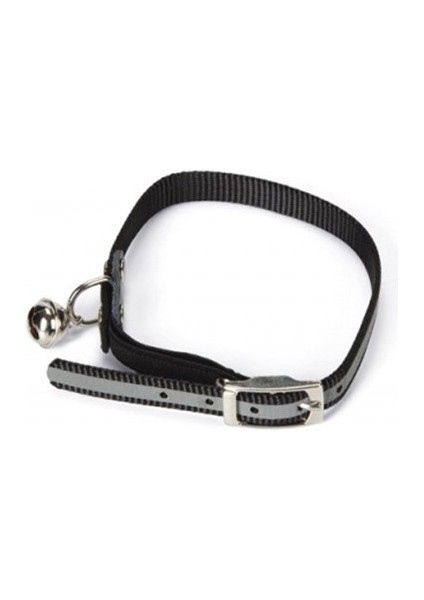 Beeztees Reflektör Kedi Boyun Tasması 31cm Siyah