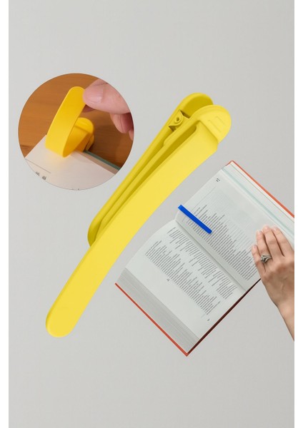 Sayfa Sabitleyici Kitap Tutucu Ayraç – Pratik Okuma Yardımcısı