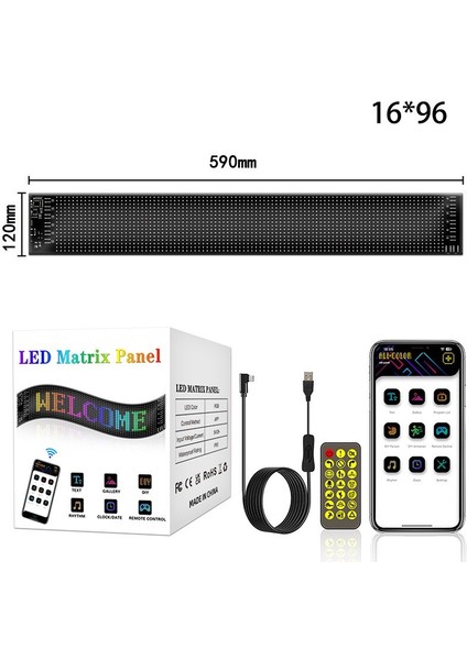 Şerit LED Esnek Model 12X59CM (Oynar Göz Model) / LAAM444 fiyatları