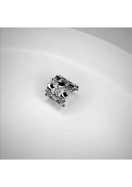 Özel Seri Zirkon Taşlı Yıldız Earcuff Küpe Kıkırdak modelleri