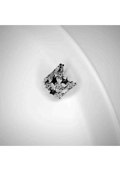 Özel Seri Zirkon Taşlı Yıldız Earcuff Küpe Kıkırdak fırsatları