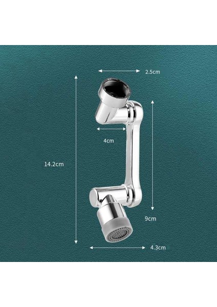 Evye Musluk Başlığı 180° Döner Perlatörlü Esnek Su Tasarruflu Krom Mutfak Bataryası Adaptör Musluk fırsatları