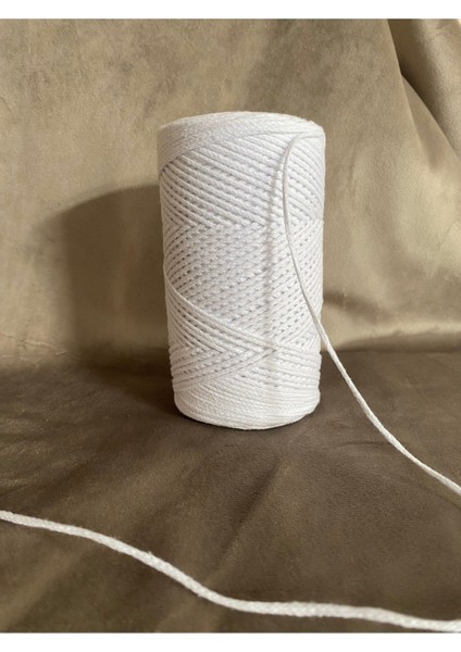 Beyaz Parafinsiz Mum Fitili 10 Metre, Güzel Aydınlatma Için Ideal Seçenek