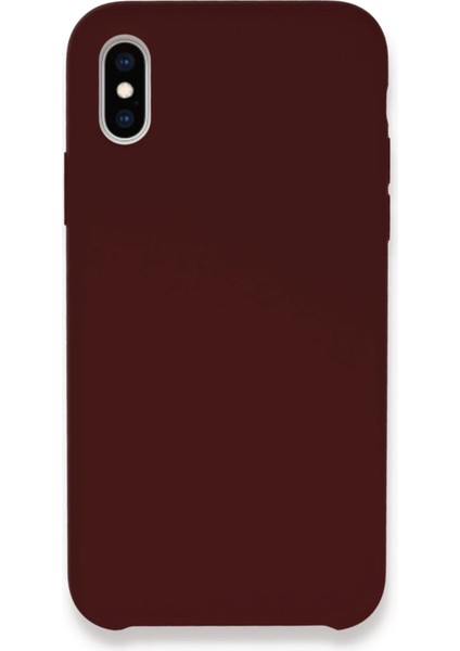 Iphone Xs Max Kılıf Lansman Legant Silikon - Bordo Arbkd