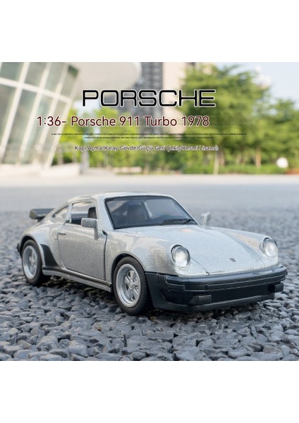 1 Ila 36 Porsche 911 Turbo 1978 Alaşımlı Otomobil Modeli (Yurt Dışından) modelleri