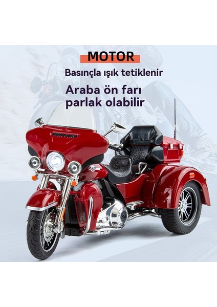 1 Ila 9 Üç Tekerlekli Alaşımlı Motosiklet Modeli (Yurt Dışından) fırsatları