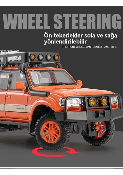 1 Ila 24 Rand Cool Road Zer LC80 Alaşımlı Off-Road Otomobil Modeli (Yurt Dışından) modelleri