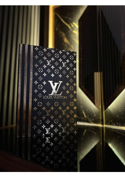 Siyah Lv Yazılı Dekoratif Kitap Kutu modelleri